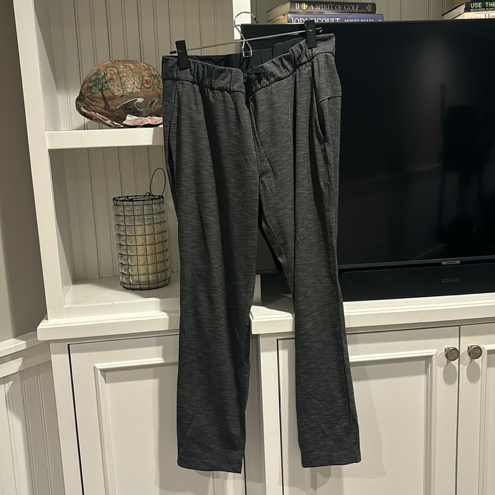 LULULEMON. grey joggers. 10.